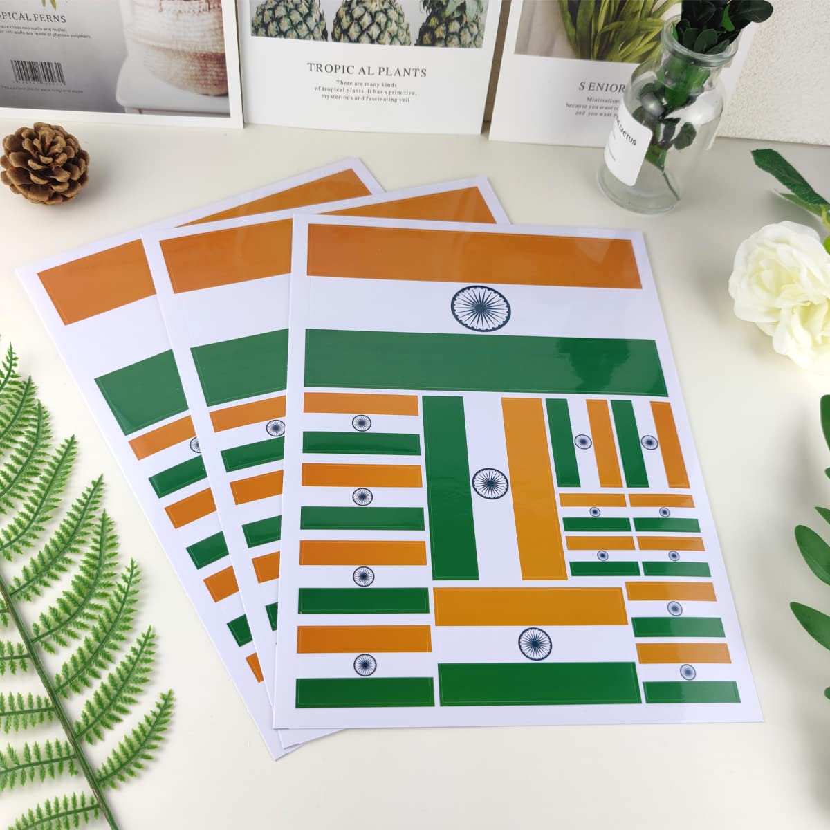 Amazon.com: QQSD India Indian Flag Sticker Decal in Multiple Sizes